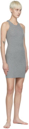 SKIMS Gray Soft Lounge Minidress