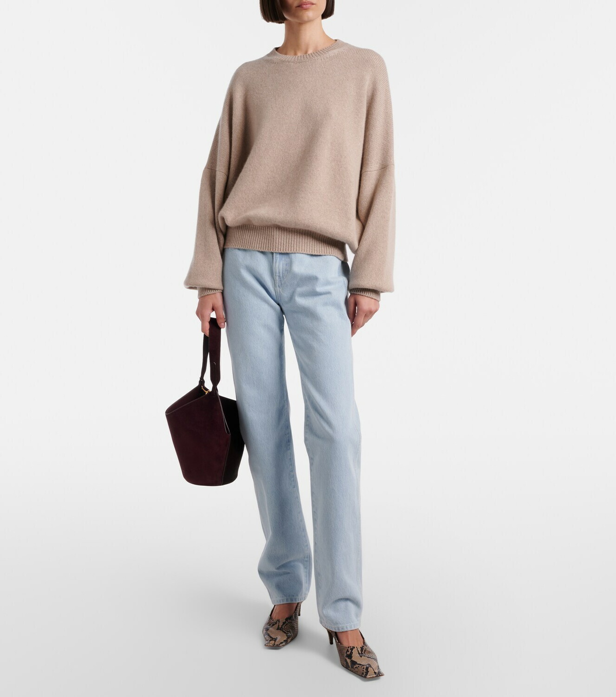 Khaite Margaux oversized cashmere sweater