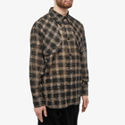 Andersson Bell Men's Wasser Sheer Checked Shirt in Black