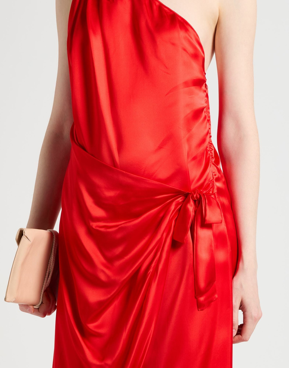 Manila Grace Womens Maxi dress in Red