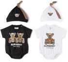 Burberry Baby Two-Pack Thomas Bear Bodysuit Set