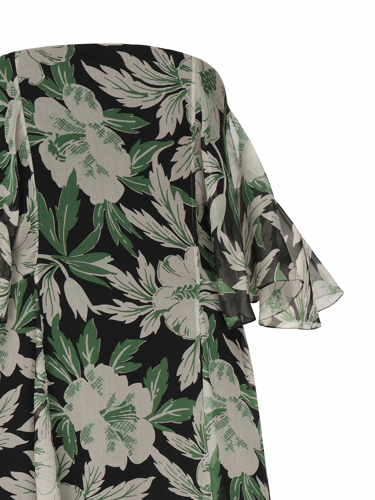 Loewe Floral Print Silk Dress Loewe