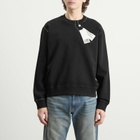 MM6 Maison Margiela Men's Printed Tag Sweatshirt in Off White