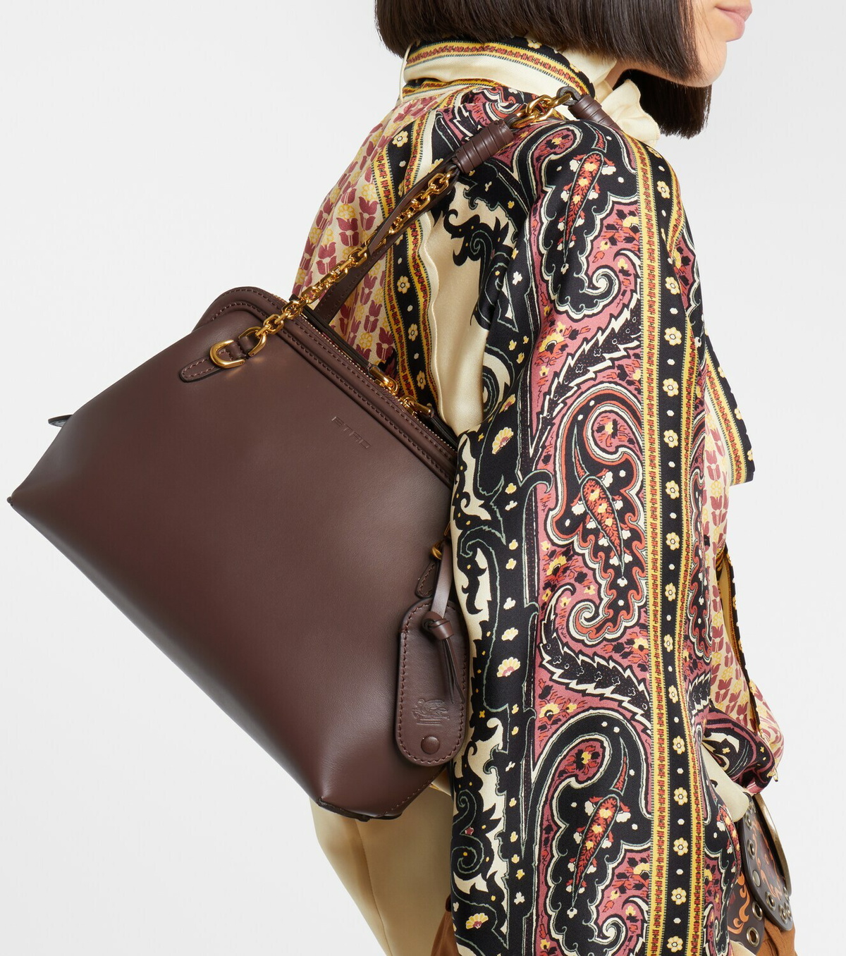 Etro Leather shoulder bag