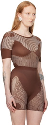 Poster Girl Brown Vivian Bodysuit
