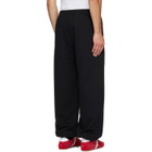 Chopova Lowena Black Feelings Delight Sweatpants