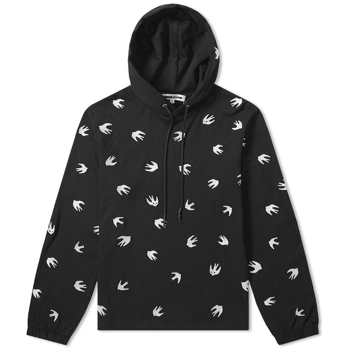 Photo: McQ Alexander McQueen All Over Embroidered Swallow Hoody