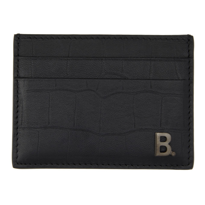 Balenciaga black card store holder