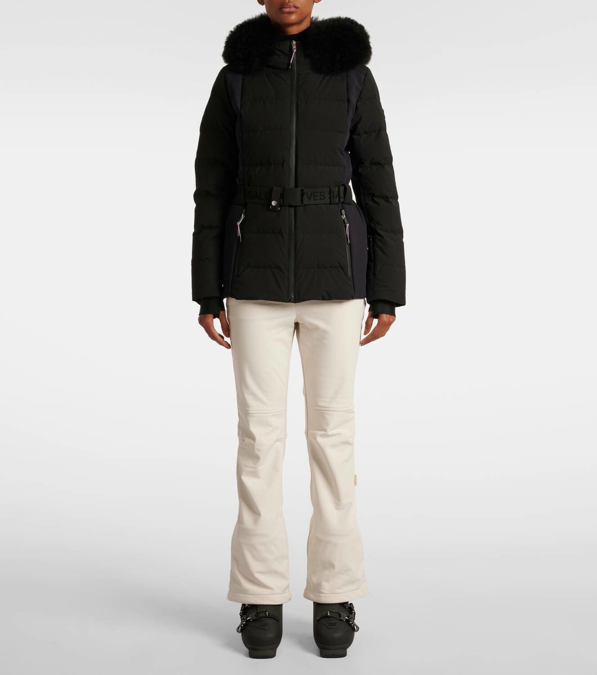 Yves Salomon Logo ski pants