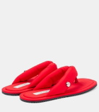 The Attico Indie canvas thong sandals