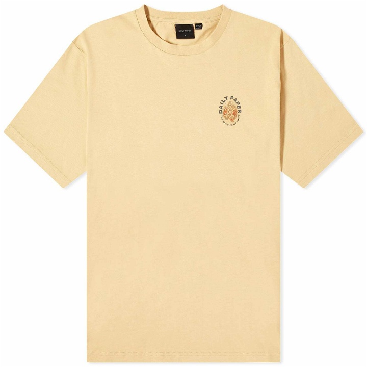 Photo: Daily Paper Men's Identity Short Sleeve T-Shirt in Taos Beige