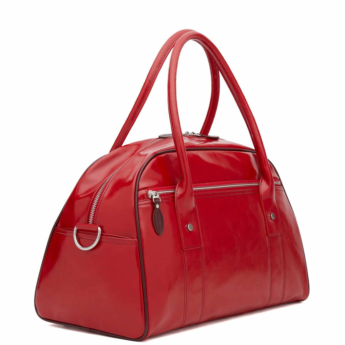 Peachy Den Women's Bowler Bag in Tomato 