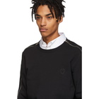 Alexander McQueen Black Mini Skull Zip Sweatshirt