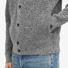 Rag & Bone Men's Dexter Marl Cardigan in Blackmult