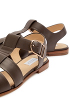Gabriela Hearst Lynn Leather Sandals Brown