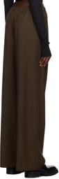 Ludovic de Saint Sernin Brown Boxer Trousers