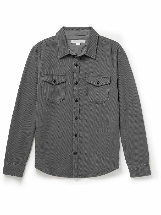Photo: Outerknown - Woven Organic Cotton-Twill Shirt - Gray