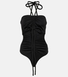 Proenza Schouler Compact jersey ruched bodysuit