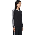 adidas Originals Black 3-Stripes Long Sleeve T-Shirt