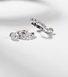 Anita Ko Melrose 18kt white gold huggie earrings with diamonds