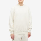 Les Tien Men's Heavyweight Banded Mock Neck Polo in Ivory