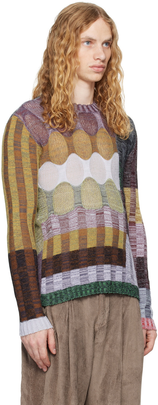 【ECKHAUS LATTA】 ニット Eckhaus Latta Multicolor Aurora Sweater Eckhaus Latta