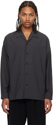 ATTACHMENT Gray Breathable Shirt