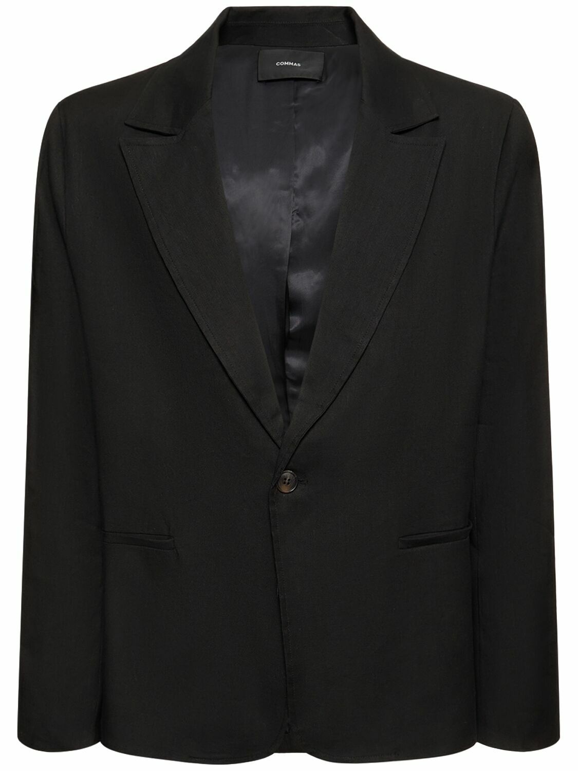 Photo: COMMAS - Linen Blend Single Breasted Jacket