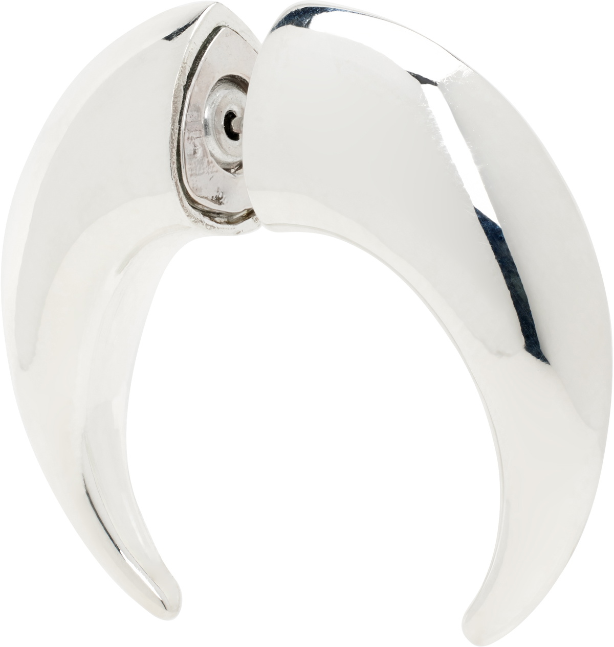 Marine Serre Silver Regenerated Tin Single Earring