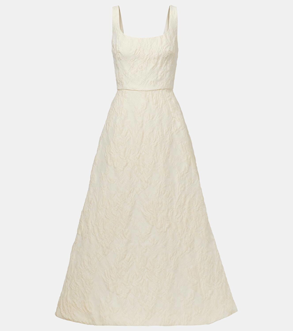 Monique Lhuillier Floral jacquard gown