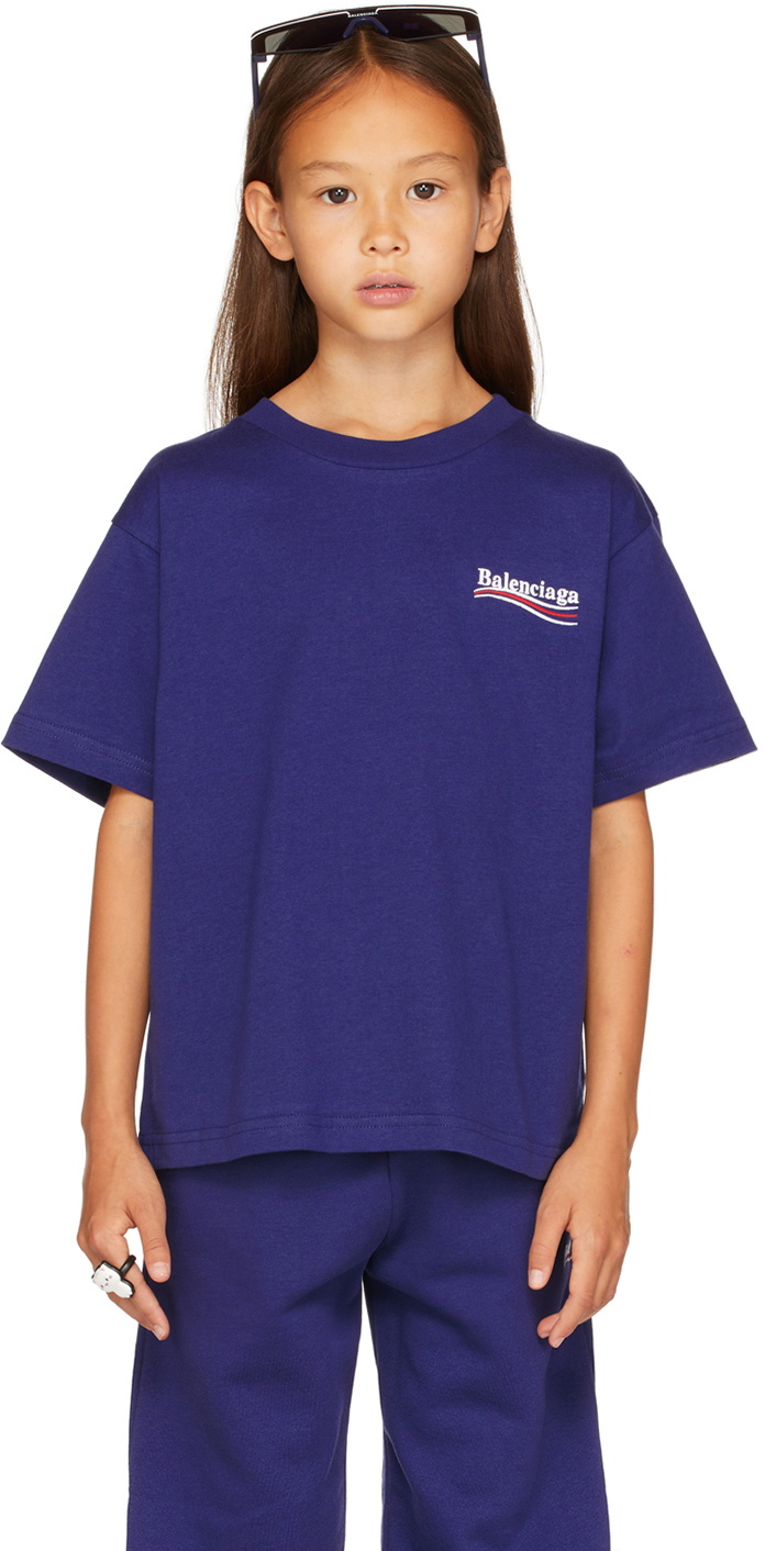 Balenciaga kids ネイビー Tシャツ 6y Balenciaga kids ネイビー Tシャツ 6y Buy Balenciaga Kids men
