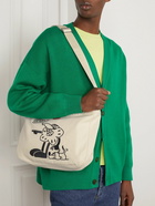 KENZO - Logo-Embroidered Canvas Messenger Bag