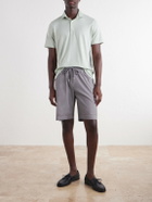 FEDELI - Cotton-Jersey Polo Shirt - Green