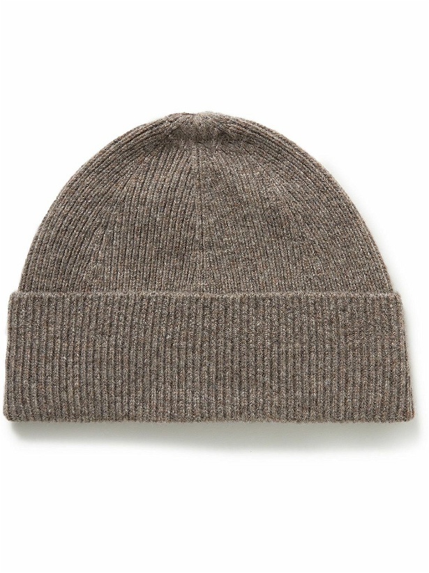 Photo: Acne Studios - Ribbed Wool and Cashmere-Blend Beanie