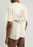 Honor The Gift Tonights Music Printed Cotton T-shirt Cream