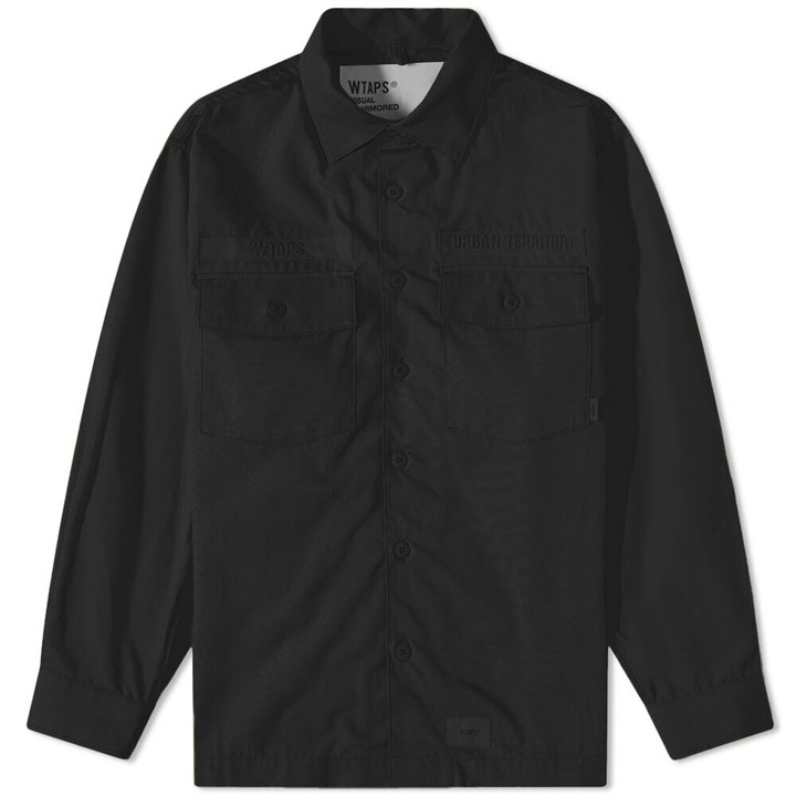 Photo: WTAPS Men's Buds Long Sleeve Shirt in Black