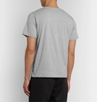 Saturdays NYC - Miller Logo-Print Mélange Cotton-Jersey T-Shirt - Gray