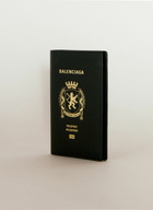 Balenciaga Logo Debossed Passport Holder
