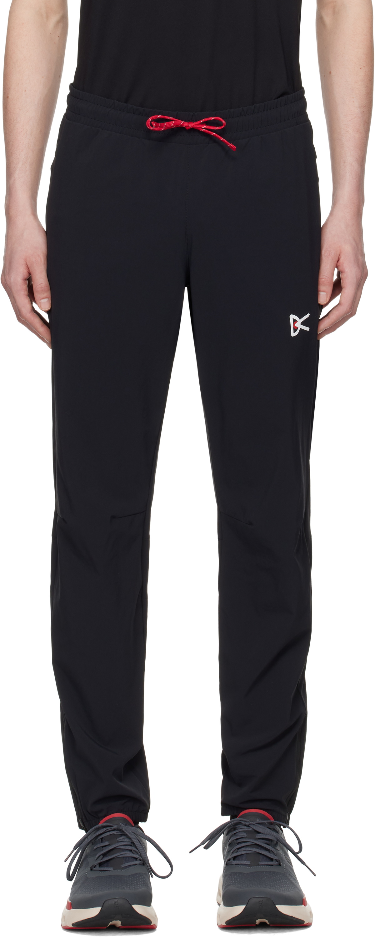 District Vision Black Lightweight DWR Track Pants