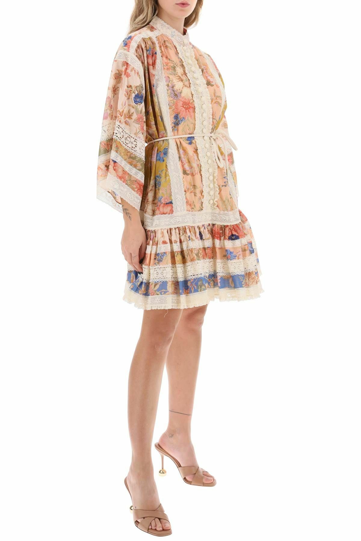 august cotton lace mini dress August Cotton Lace Mini Dress Edikted