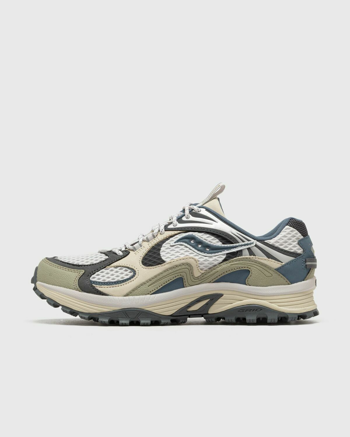 Saucony Originals GRID AURA X Green Mens Lowtop