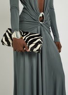 Christopher Esber Orica Cut-out Jersey Maxi Dress Blue