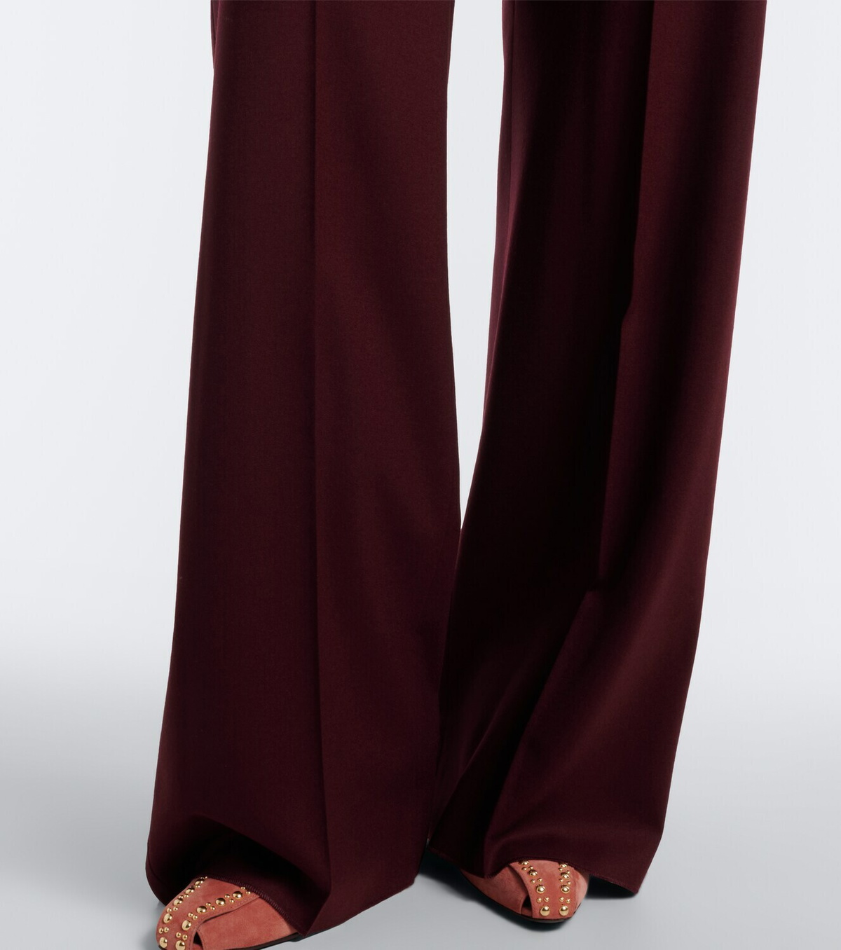 Max Mara Wool-blend wide-leg pants