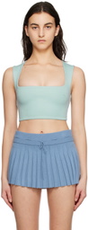 Danielle Guizio Blue Celestial Tank Top