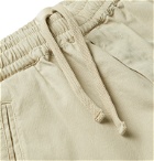 Folk - Assembly Tapered Cotton-Canvas Trousers - Neutrals