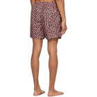 Solid and Striped Pink The Classic Floral Geo Swim Shorts