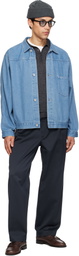 nanamica Blue Short Denim Jacket