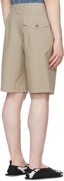 Kenzo Beige High Summer Chino Shorts