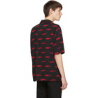 McQ Alexander McQueen Black and Red Racing Billy 03 Shirt