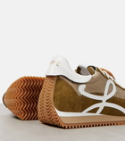 Loewe Flow Runner suede sneakers